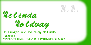 melinda moldvay business card